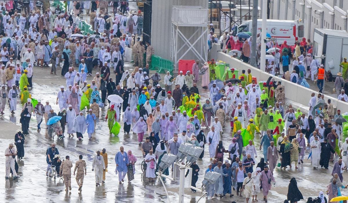 Showers bring relief for Hajj pilgrims as rain falls on holy sites of Saudi Arabia